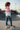 3/4 Back - Mixed-race model, skate park