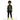 6-8 year old Black boy in Play Robo rash guard with track pants on white background