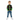 6-8 year old blonde boy in Play Robo rash guard with jeans on white background
