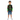 6-8 year old boy in Play Robo rash guard with denim shorts on white background