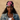 African female model with colorful beanie