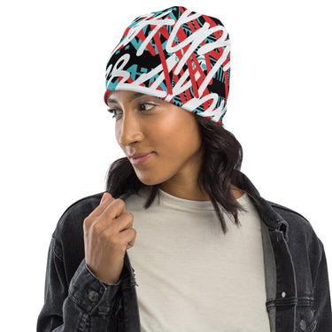 WARRIOR Graphic Beanie - Bold Statement Headwear