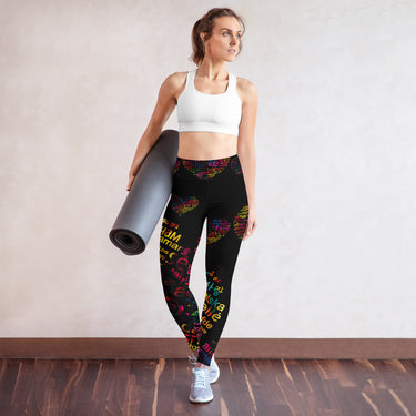 Love is Native - Cultural Heritage Yoga Leggings