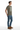 Army Green Tee Blue Jeans Side