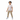 Asian boy in Robo Days tee with cargo pants on white background