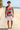 Asian model beach boardwalk