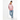 Asian model with light blue jeans