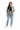 Asian woman open jacket