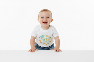 Baby Boy - White Tee Standing