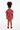 Back view 4-year-old girl
