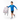 Backpack held by handle with sporty outfit
