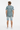 Bearded model back showing pattern details