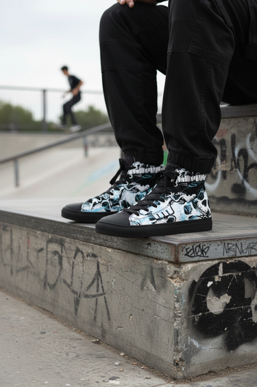 Black cargo skate park