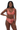 Black female model with braids confident pose