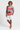 Black model white background