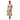 Black model with beige midi skirt