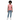 Black model with light blue jeans