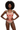 Black Model with Natural Afro
