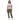 Black model with olive cargo pants
