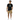 Black tee - surfer casual with shorts