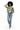 Black woman jeans