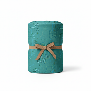 Blanket rolled as gift presentation