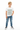 Blonde boy in jeans