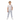 Blonde boy in Robo Days tee with joggers on white background