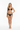 Blonde female model confident pose