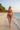 Blonde Model Beach Walk