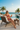 Blonde Model Resort Pool