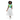 Bloom Season Tee with Pleated Skirt - Black Model