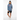 Blue jean hoodie with bike shorts