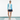 Blue watercolor rash guard with navy board shorts
