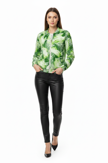 Bomber Closed with Leather Pants