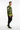 Bomber jacket side profile view