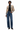 Bomber with Dark Wide-Leg Jeans