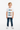 Boy age 5 front view casual standing