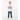 Boy arms crossed white tee