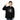 Boy black ocean hoodie peace sign
