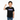Boy black tee fist raised