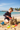 Boy Building Sandcastle
