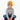 Boy gold beanie sitting