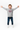 Boy Heather Grey Jumping