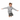 Boy heather ocean hoodie jumping