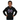 Boy in black hoodie confident pose