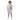 Boy in My Favorite Hobbies tee with denim shorts on white background