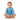 Boy sitting casual