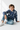 Boy sitting casually