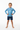 Boy standing beach ready